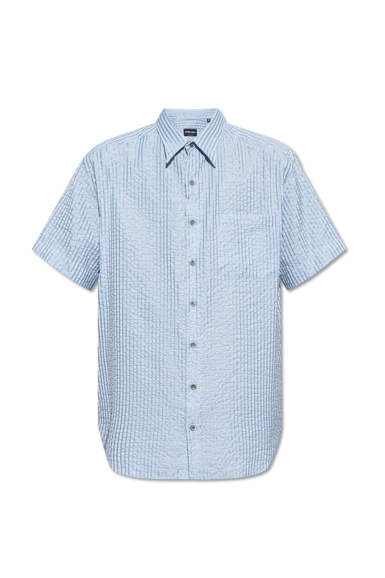 Giorgio Armani Shirt with short sleeves Men s Clothing Vitkac